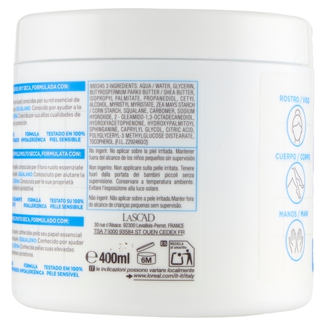 Mixa Ceramide Protect Crema Idratante Rinforzante 400 ml